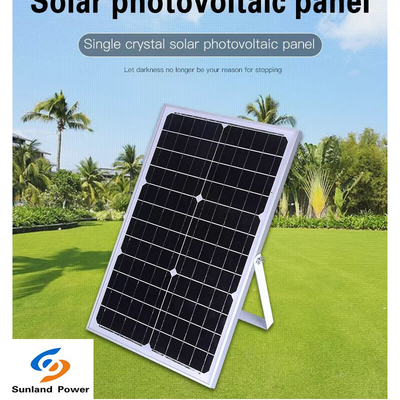 Коммерчески Monocrystalline панель солнечных батарей 18V 60W 3.3A кремния