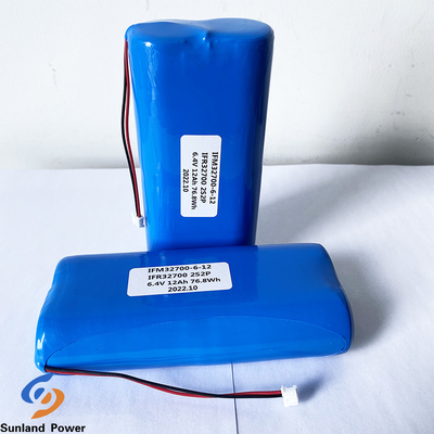 Батарея IFR32700 2S2P 6.4V 12AH 3.2V LiFePO4 для электрический ограждать