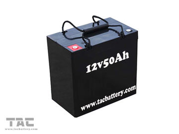 Черный автомобильный аккумулятор АГМ 12В 50АХ сухой свинцовокислотный для электрического велосипеда РОХС и УЛ и КЭ
