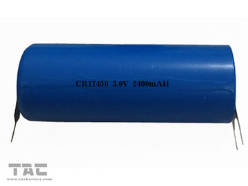 Батарея двуокиси марганца лития батареи Ли-Мн КР17450 3.0В 2400мАх