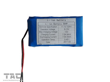 Батарея иона лития большой емкости 18650 2500мАх 3С4П 11.1В 10Ах перезаряжаемые