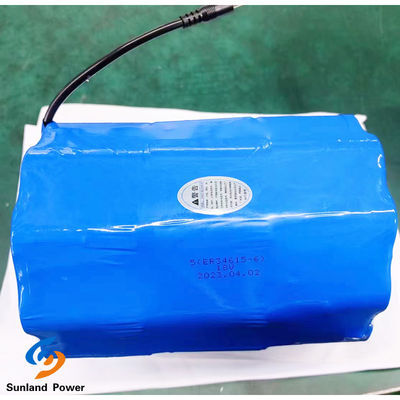 Батарея LiSOCl2 Первичная батарея ER34615 5S6P 18V 95Ah с диапазоном температуры окружающей среды от -55°C до 85°C