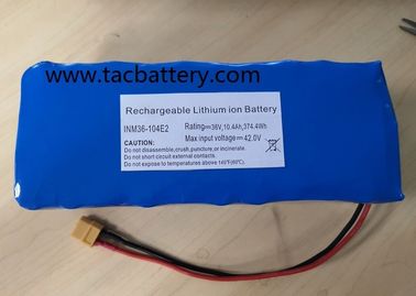 Блок батарей 36В 10АХ Ли-иона ИНР18650 с течением дишкарге наивысшей мощности для ЭВ