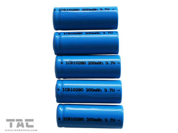 Жизнь длительного цикла батареи 3.7В 200мАх иона лития ИКР10280 цилиндрическая