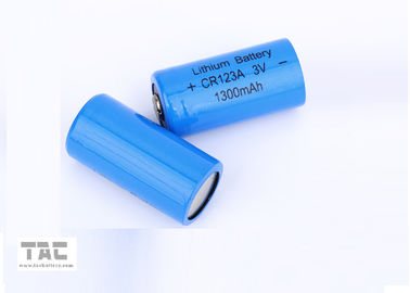 Батарея батарея/Li-Mn лития плотности высокой энергии 3.0V CR123A 1300mAh Li/MnO2 основная