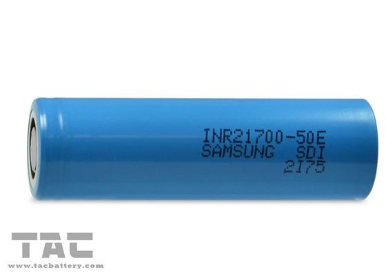 Клетка INR21700-50E цилиндрической батареи иона лития Samsung перезаряжаемые для инструмента ESS электронного