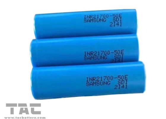 Клетка INR21700-50E цилиндрической батареи иона лития Samsung перезаряжаемые для инструмента ESS электронного