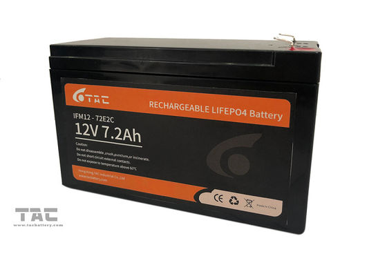блок батарей 7.2Ah 12V LifePO4 для резервной и солнечной светлой свинцовокислотной замены