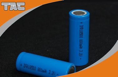Цилиндрический тип силы батареи ЛФР18500П 900мАх 3.2В ЛиФеПО4 для приборов наивысшей мощности