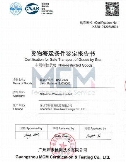 Китай Guang Zhou Sunland New Energy Technology Co., Ltd. Сертификаты