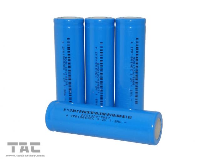Батарея 1400мАх батареи лития ИФР18650 3.2В ЛиФеПО4 для электрофонаря