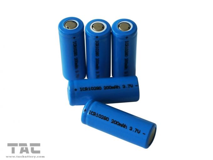 батарея ИКР10280 200мАх иона лития 3.7В цилиндрическая