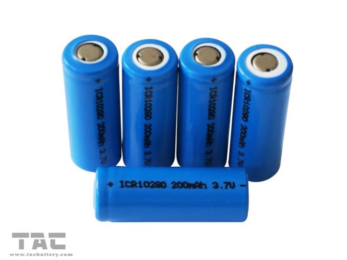 батарея ИКР10280 200мАх иона лития 3.7В цилиндрическая