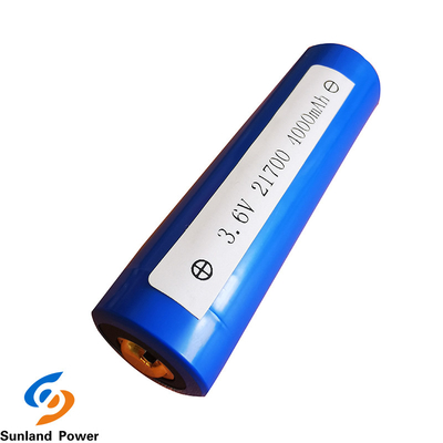 Батарея ICR21700 3.6V 4000mah голубого лития цилиндрическая с USB 300 раз задействует жизнь