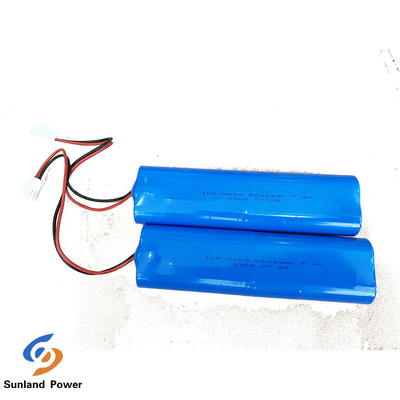 блок батарей ICR18650 2S2P иона лития 7.4V 5.2Ah цилиндрический для Handheld тестера сети
