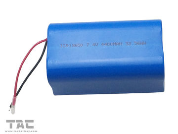 Блок батарей 18650 7.4В 4400мАх иона лития перезаряжаемые для электропитания