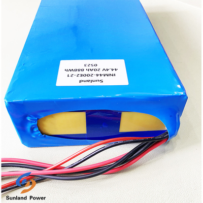 Плоский пакет литий-ионного аккумулятора INR21700 12S5P 44.4V 20Ah для электрического скутера