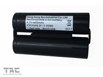 Блок батарей литий-ионного аккумулятора 3.7В 4600мАх НКМ 18650 для главного света