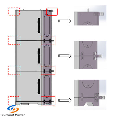 LiFePO4 аккумулятор 48V 100Ah солнечный панель зарядное устройство 5-15kWh Система хранения энергии для дома