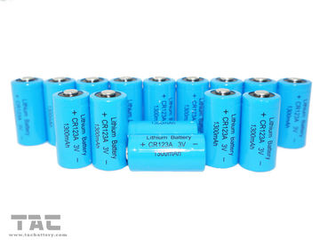 Проблесковый свет батареи лития 3.0V плотности высокой энергии CR123A 1300mAh