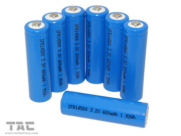 Портативный тип силы 500mAh батареи 14500 3.2V LiFePO4 для стабилизации решетки