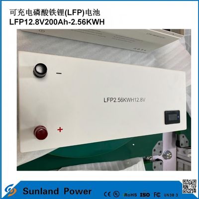 12В 200AH LiFePO4 аккумулятор с UN38.3 MSDS UL1642 Сертификат непрерывной нагрузки 100А ЖК-дисплей