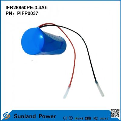 IFR26650PE-3.4Ah 3.2V LiFePO4 аккумуляторная батарея для солнечного света фонарик круг жизни 2000 раз