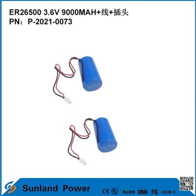 3.6V 9AH ER26500 Первичная батарея Высокое и стабильное рабочее напряжение