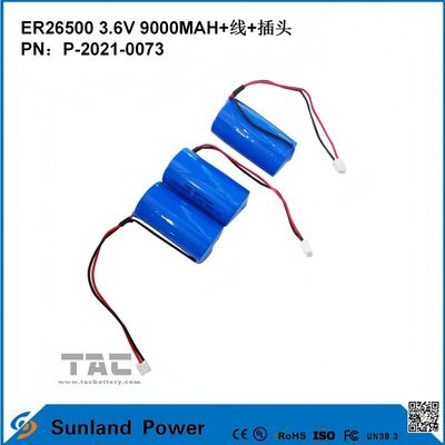 3.6V 9AH ER26500 Первичная батарея Высокое и стабильное рабочее напряжение