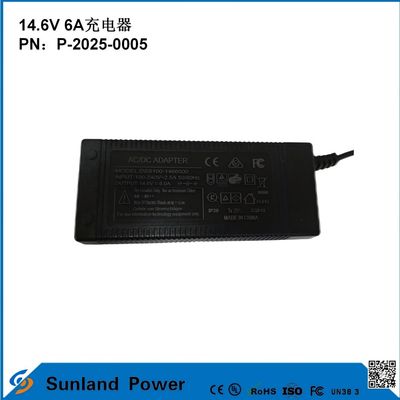 14.6V 6A зарядное устройство, совместимое с 12,8V/14,4V литий-железофосфатом (LiFePO4) зарядное устройство для батарей, предназначенное специально для электрических инструментов/электрического эффективного зарядное устройство, совместимое с несколькими устройствами