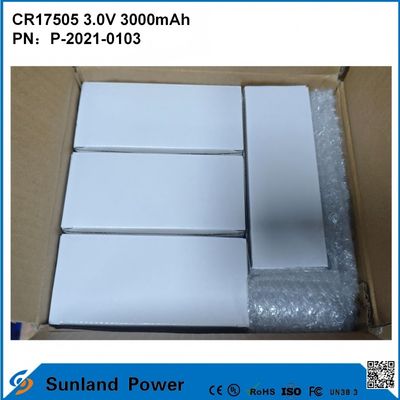 CR17505 3.0V 3000mAh Для умных приборов Медицинское оборудование Транспорт и логистика Умная мебель Высокая емкость Стабильная производительность разряда Выход напряжения Долгий срок службы