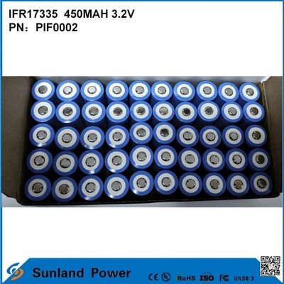IFR17335 аккумулятор 3.2V 450mah подходит для различных устройств и сценариев, в том числе: цифровые продукты Осветительное оборудование Электрические инструменты Малые приборы Системы хранения энергии