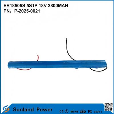 ER18505S 5S1P 18V 2800MAH Высокотемпературная батарея высокой емкости
