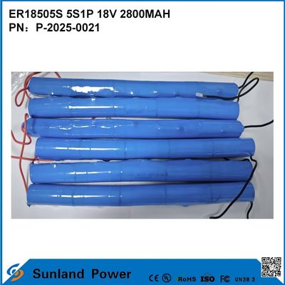 ER18505S 5S1P 18V 2800MAH Высокотемпературная батарея высокой емкости