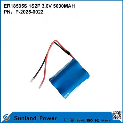 ER18505S 1S2P 3.6V 5600MAH Высокотемпературная батарея высокой емкости