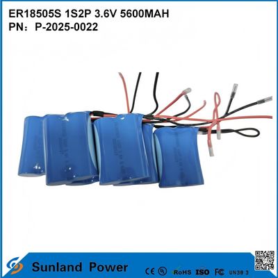 ER18505S 1S2P 3.6V 5600MAH Высокотемпературная батарея высокой емкости