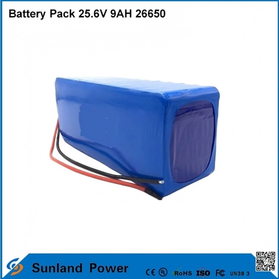 Литий-ионный аккумулятор для мотоциклов LiFePO4 аккумуляторный пакет 25.6V 9AH 26650