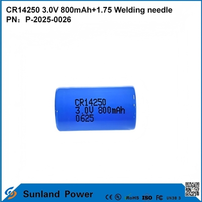 CR14250 3,0 В 800 МАХ + 1,75 СВЕДНАЯ ИГЛЯ БАТЕРИЯ