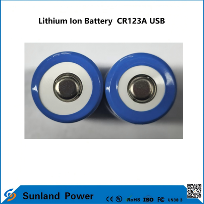 Литий-ионная батарея CR123A USB, применимая для производства USB-перезаряжаемых литий-ионных батарей.