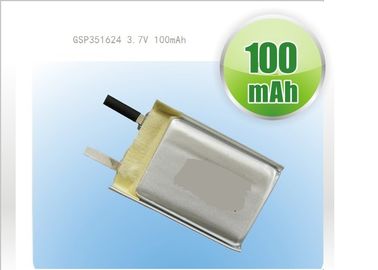 Батареи иона лития полимера большой емкости LP052030 3.7V 260mAh для связиста