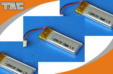 Литий-ионный аккумулятор полимера ГСП041235 3.7В 120мАх для смарт-карты ПДА МП3 МП4