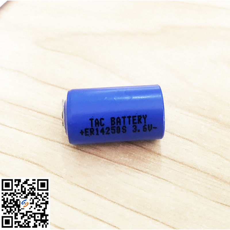 150°C Высокая температура ER14250S 3.6V 900mAh Первичный аккумулятор с вкладкой для регистраторов температуры
