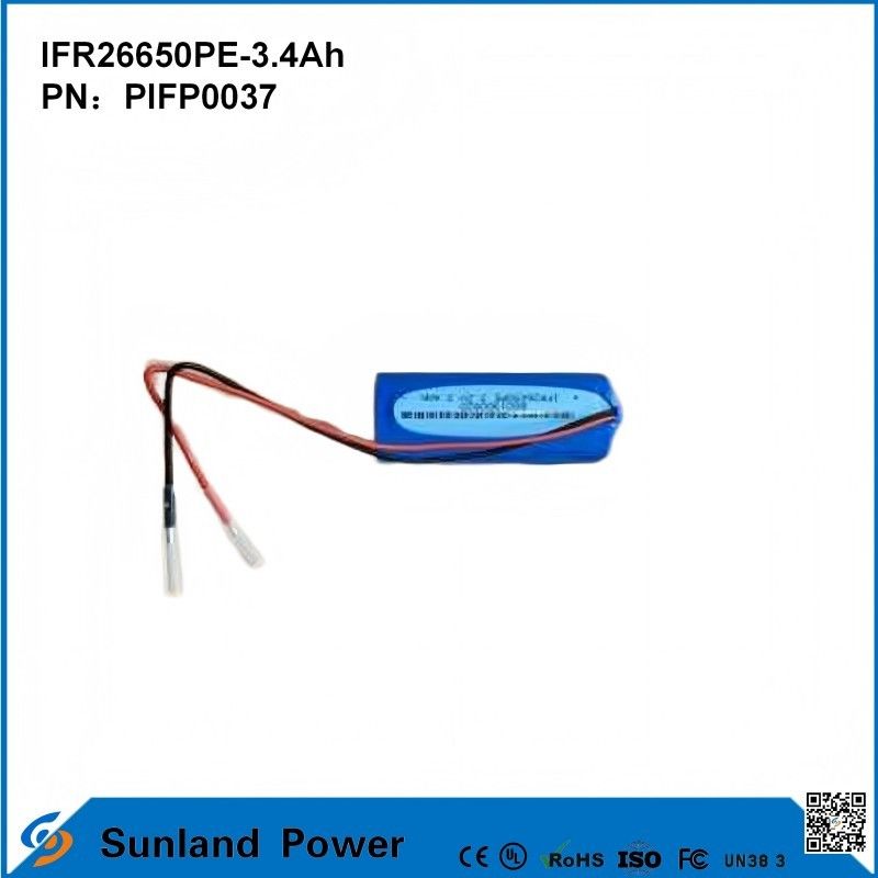 IFR26650PE-3.4Ah 3.2V LiFePO4 аккумуляторная батарея для солнечного света фонарик круг жизни 2000 раз