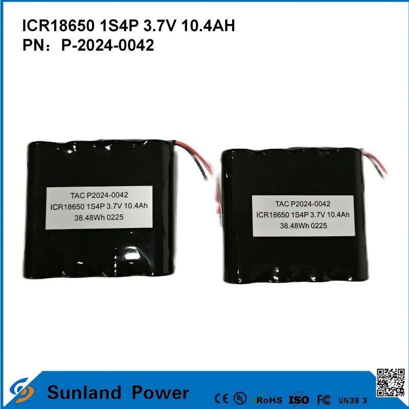 ICR 18650 1S4P Battery For A Versatile, High-Capacity Lithium Battery Solution, удовлетворяющая требованиям длительного срока службы батареи для нескольких устройств, обеспечивающая надежную энергию для маломощных медицинских устройств.