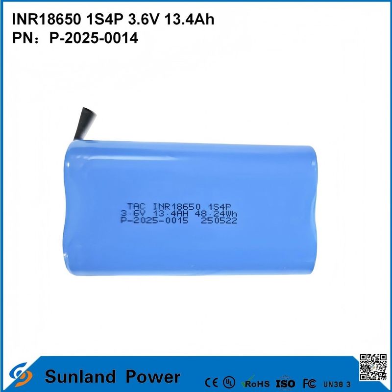 INR18650 1S4P3.6V 13.4Ah Идеальное сочетание высокой мощности и высокого напряжения