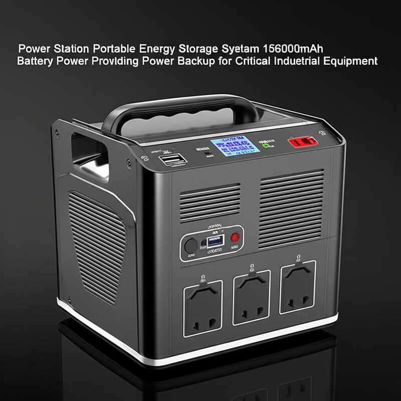Power Station Portable Energy Storage System 156000mAh Battery Power Providing Power Backup for Critical Industrial Equipment