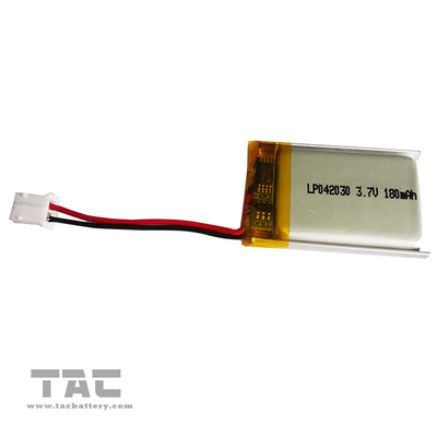 Батарея Lipo литий-ионных аккумуляторов полимера LP042030 3.7V 180mAh перезаряжаемые
