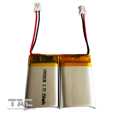 Батарея Lipo лития полимера LP052030 3.7V 250mAh перезаряжаемые для Bluetooth