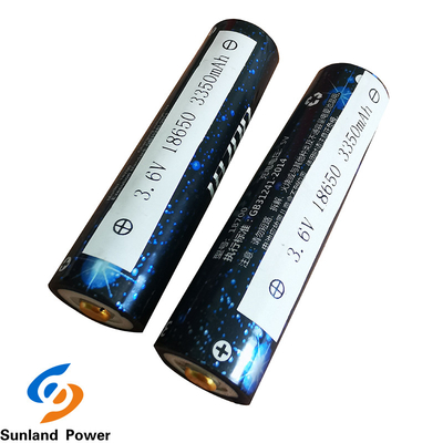 Батарея ICR18650 3.6V 3350mah иона Li OEM цилиндрическая с терминалом USB