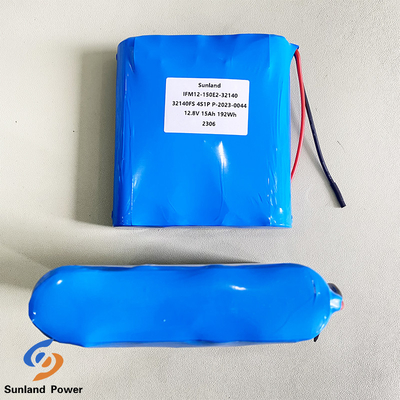 Долгий цикл жизни 15AH 12V LiFePO4 аккумулятор 32140 4S1P для взрывостойкого продукта